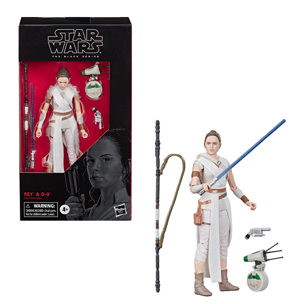 Star Wars: The Black Series - Rey and D-0 6-Inch Action Figure #91 (ONLINE ORDER ONLY)