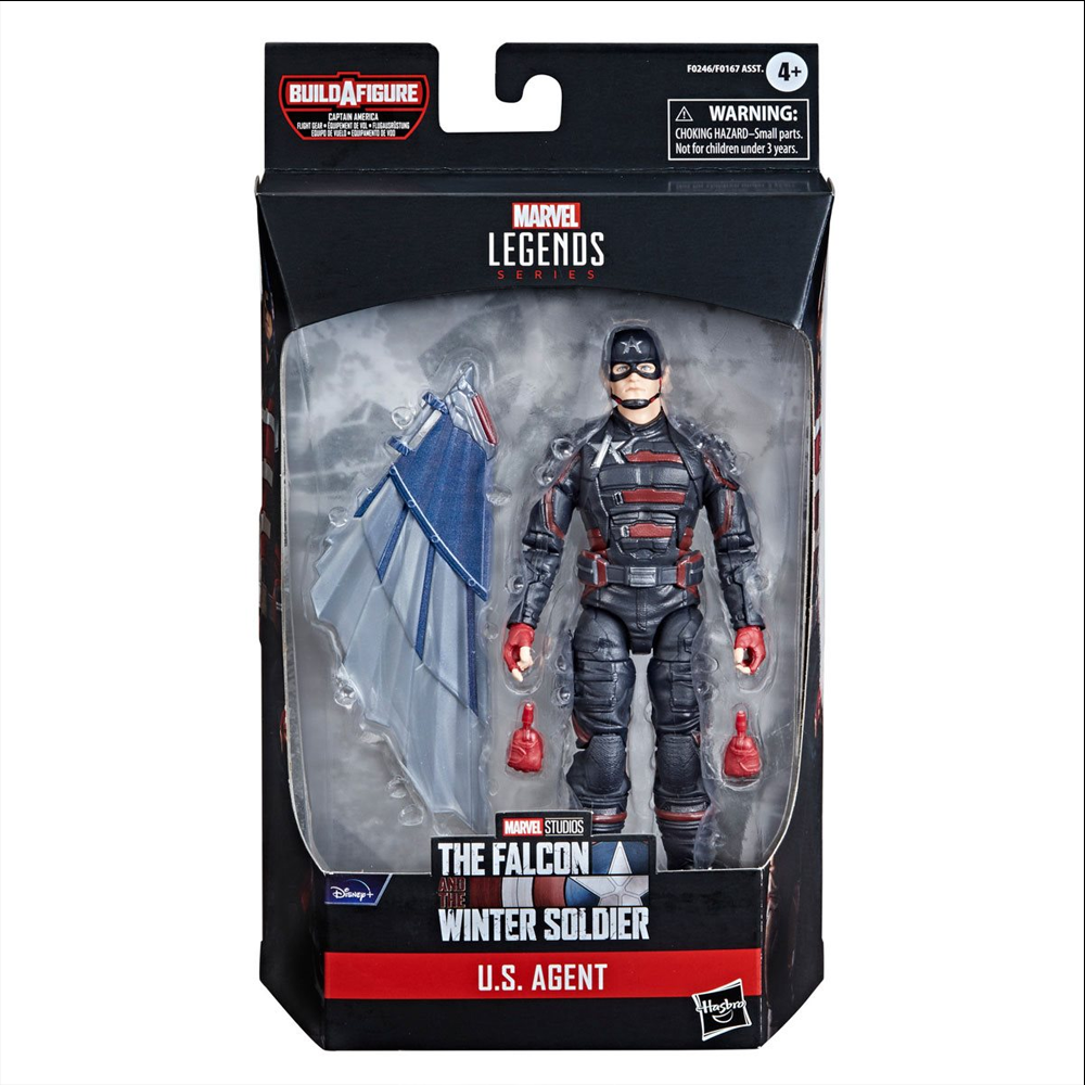 The Falcon and the Winter Soldier: Marvel Legends - U.S. Agent 6-Inch Action Figure (Captain America Flight Gear Build-A-Figure) (ONLINE ORDER ONLY)