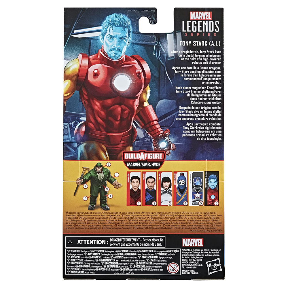 Iron Man: Marvel Legends - Tony Stark A.I. 6-Inch Action Figure (Marvel's Mr. Hyde Build-A-Figure) (ONLINE ORDER ONLY)