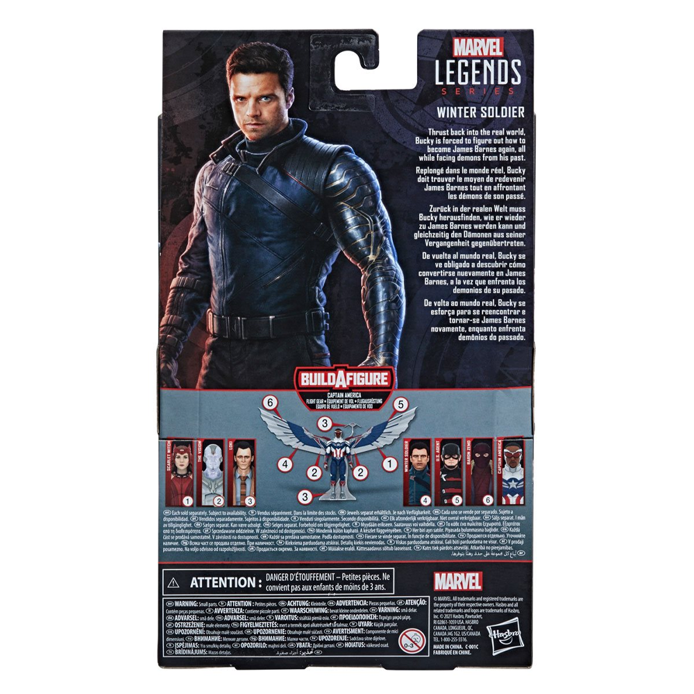 The Falcon and the Winter Soldier: Marvel Legends - Winter Soldier 6-Inch Action Figure (Captain America Flight Gear Build-A-Figure) (ONLINE ORDER ONLY)