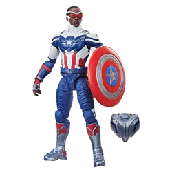 Captain America: Marvel Legends: Captain America Sam Wilson 6-Inch Action Figure (Captain America Flight Gear BAF) (ONLINE ORDER ONLY)