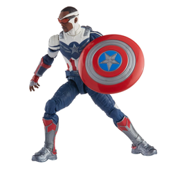 Captain America: Marvel Legends: Captain America Sam Wilson 6-Inch Action Figure (Captain America Flight Gear BAF) (ONLINE ORDER ONLY)