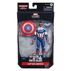 Captain America: Marvel Legends: Captain America Sam Wilson 6-Inch Action Figure (Captain America Flight Gear BAF) (ONLINE ORDER ONLY)
