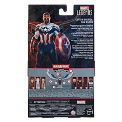 Captain America: Marvel Legends: Captain America Sam Wilson 6-Inch Action Figure (Captain America Flight Gear BAF) (ONLINE ORDER ONLY)