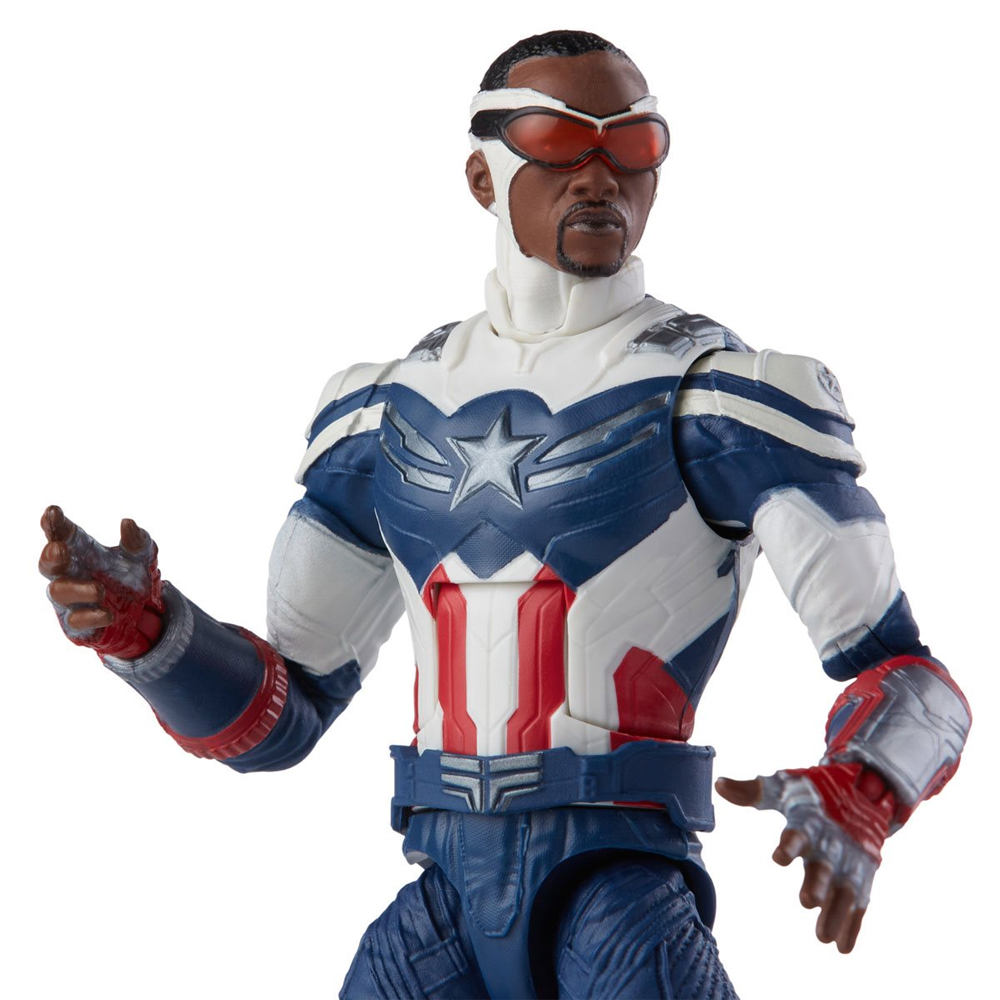 Captain America: Marvel Legends: Captain America Sam Wilson 6-Inch Action Figure (Captain America Flight Gear BAF) (ONLINE ORDER ONLY)