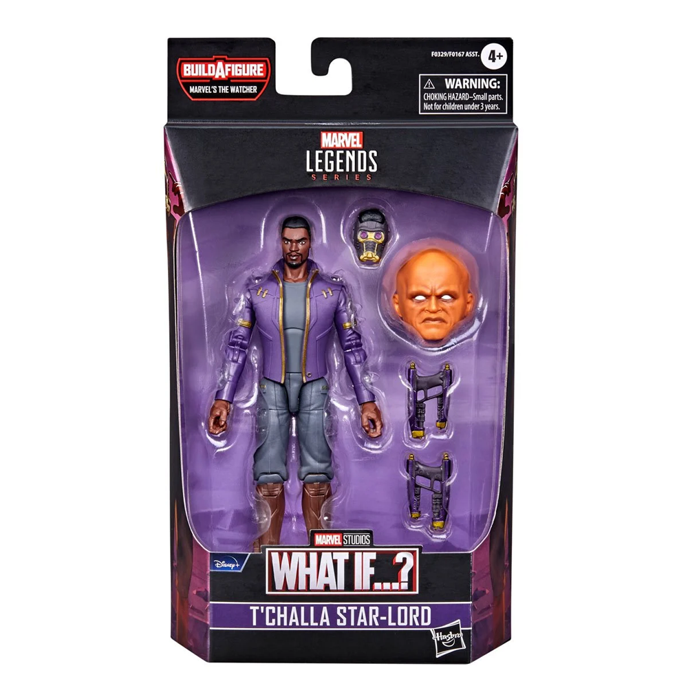Marvel Legends: What If? - T'Challa Star-Lord 6-Inch Action Figure (Watcher Major Build-A-Figure) (ONLINE ORDER ONLY)