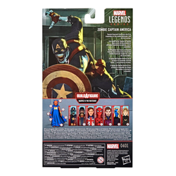 Marvel Legends: What If? - Zombie Captain America 6-Inch Action Figure (Watcher Major Build-A-Figure) (ONLINE ORDER ONLY)