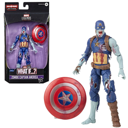 Marvel Legends: What If? - Zombie Captain America 6-Inch Action Figure (Watcher Major Build-A-Figure) (ONLINE ORDER ONLY)