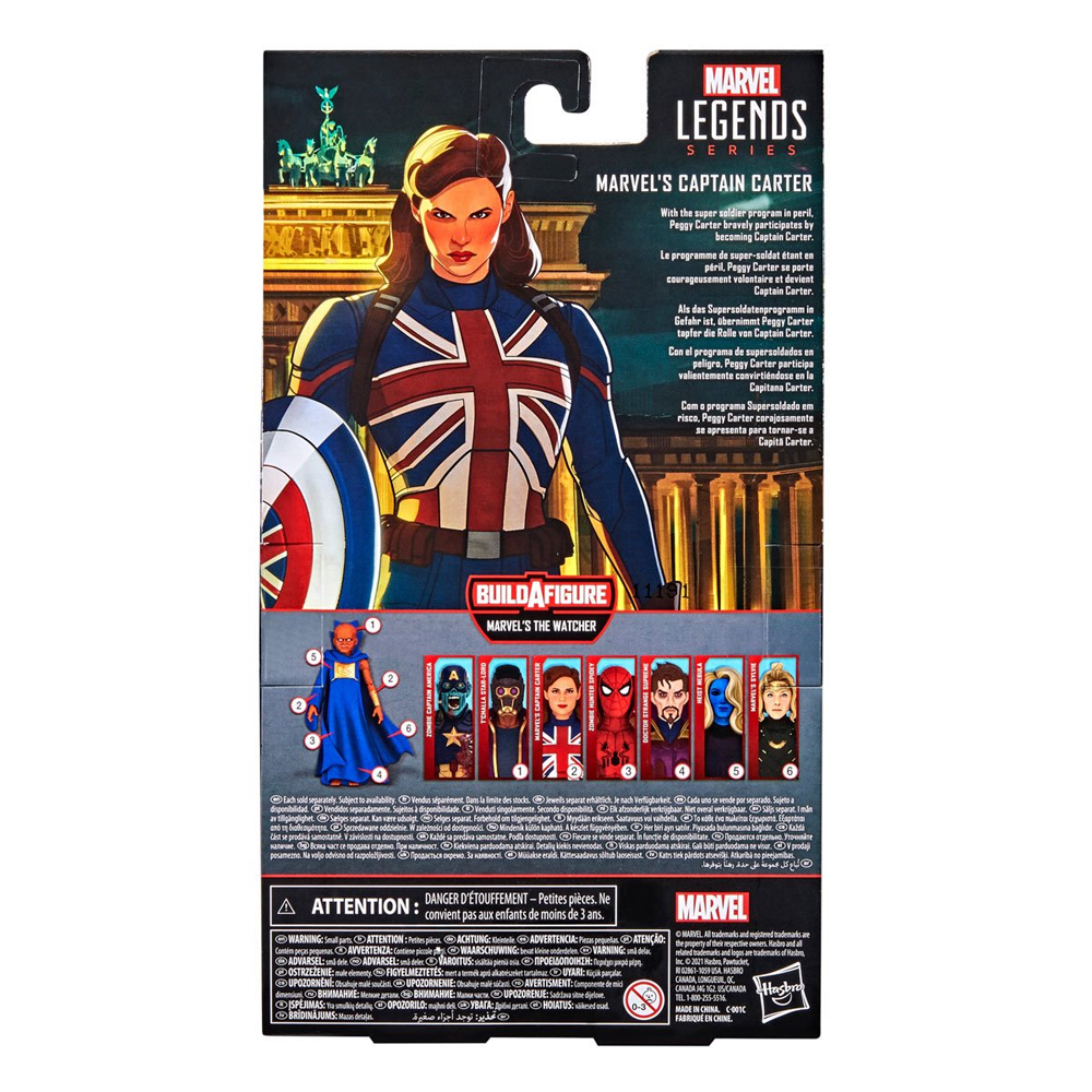 Marvel Legends: What If? - Captain Carter 6-Inch Action Figure (Watcher Major Build-A-Figure) (ONLINE ORDER ONLY)