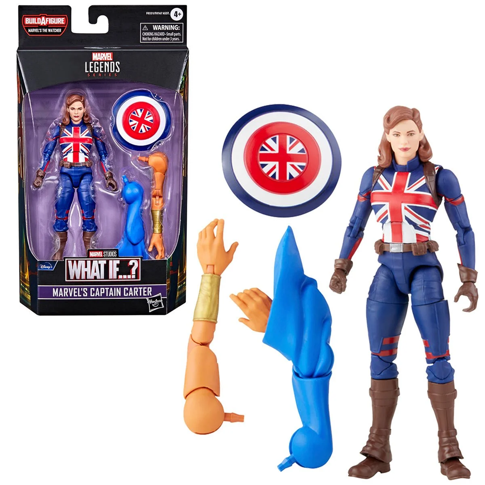 Marvel Legends: What If? - Captain Carter 6-Inch Action Figure (Watcher Major Build-A-Figure) (ONLINE ORDER ONLY)