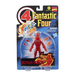 Retro Marvel Legends: Fantastic Four - Human Torch 6-Inch Action Figure (ONLINE ORDER ONLY)