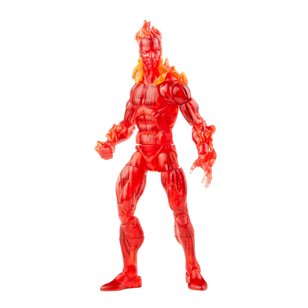 Retro Marvel Legends: Fantastic Four - Human Torch 6-Inch Action Figure (ONLINE ORDER ONLY)