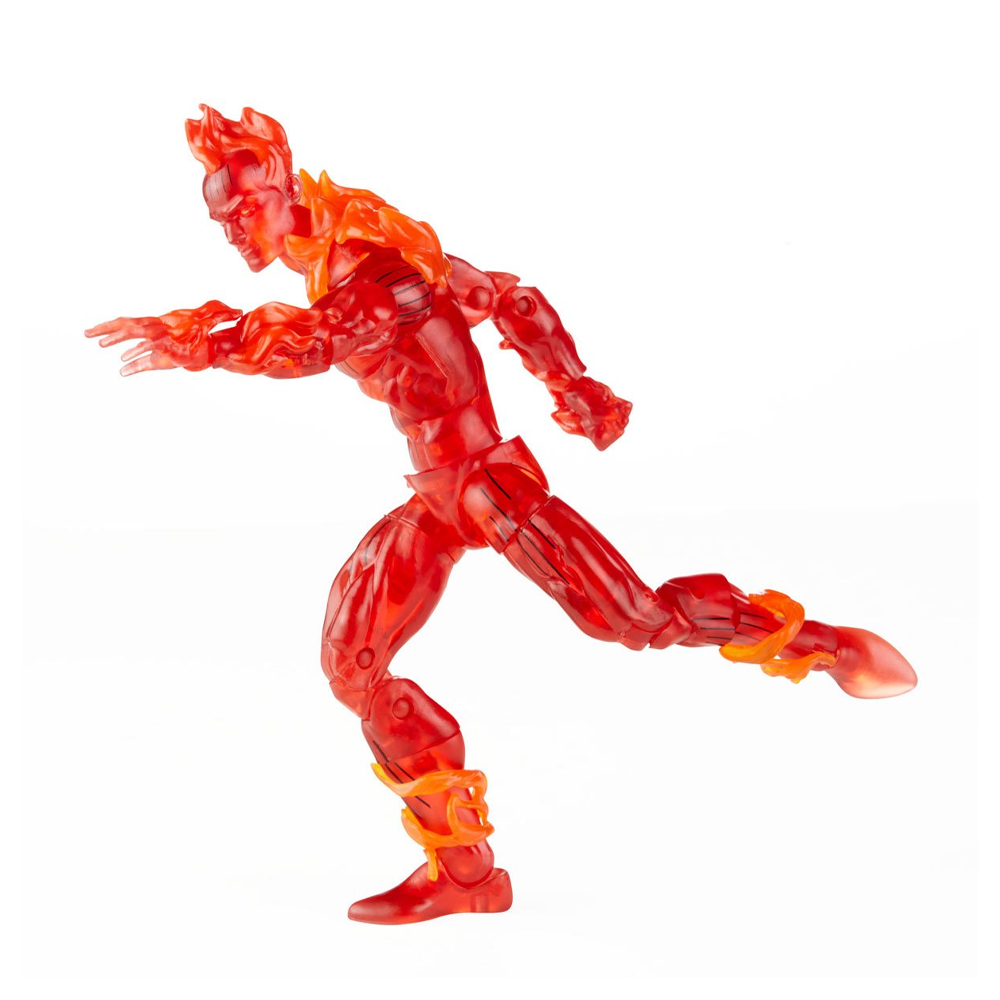 Retro Marvel Legends: Fantastic Four - Human Torch 6-Inch Action Figure (ONLINE ORDER ONLY)