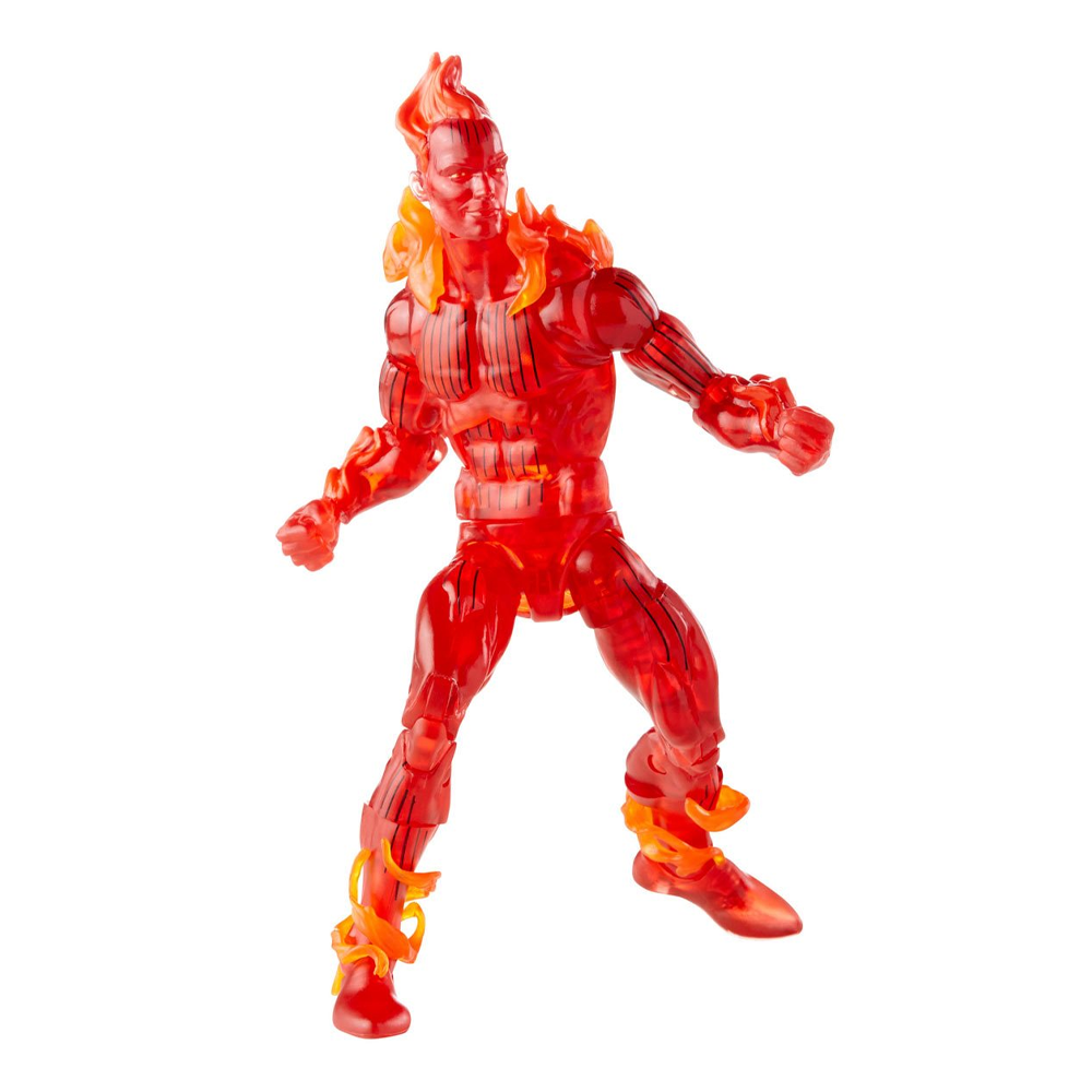 Retro Marvel Legends: Fantastic Four - Human Torch 6-Inch Action Figure (ONLINE ORDER ONLY)