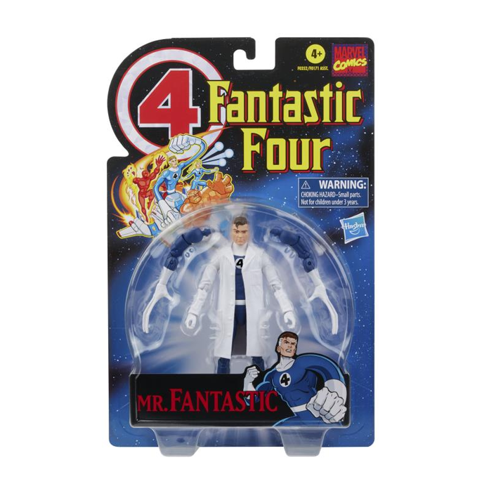 Retro Marvel Legends: Fantastic Four - Mr. Fantastic 6-Inch Action Figure (ONLINE ORDER ONLY)