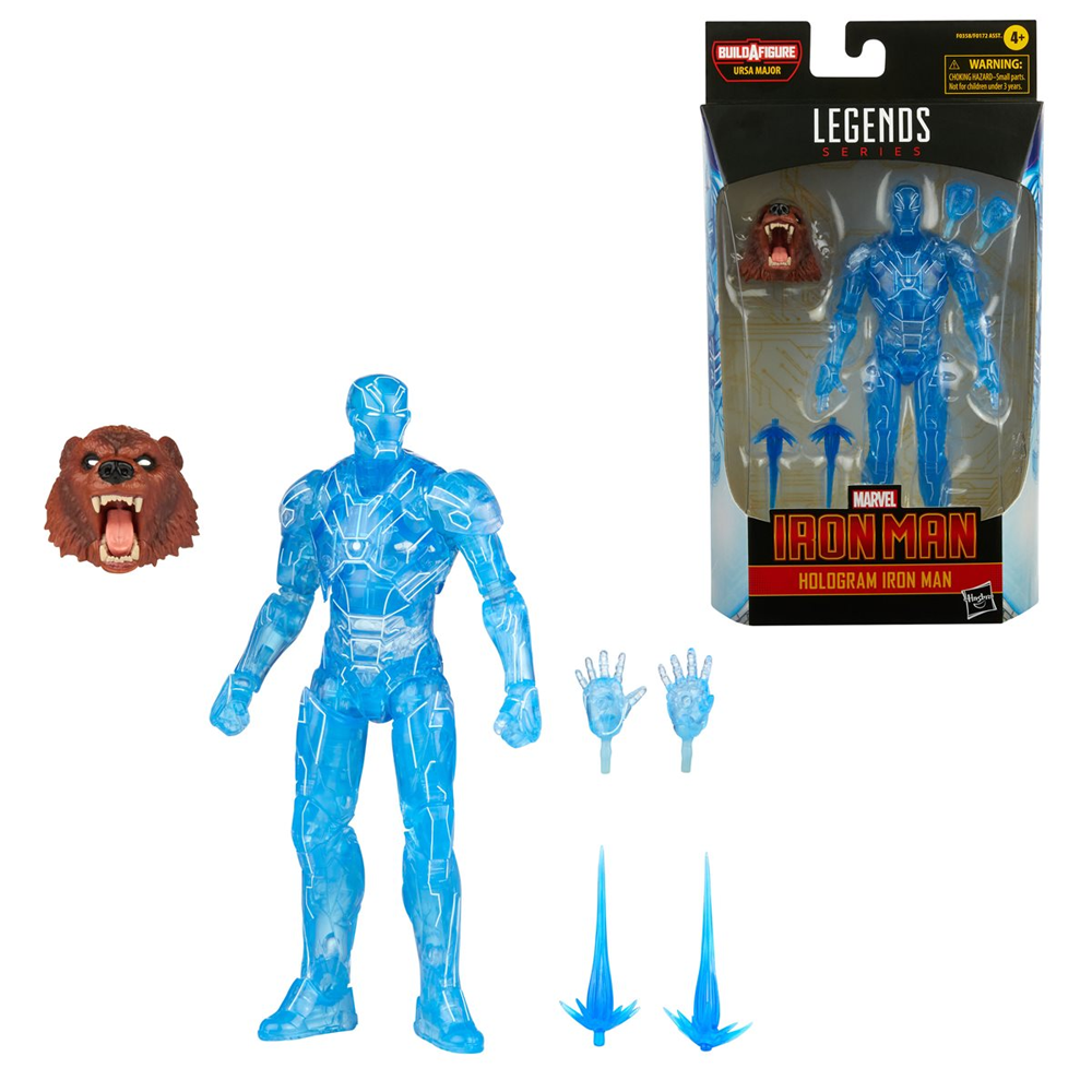 Marvel Legends: Hologram Iron Man 6-Inch Action Figure (Ursa Major Build-A-Figure) (ONLINE ORDER ONLY)