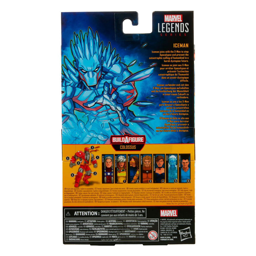 Marvel Legends: X-Men: Age of Apocalypse - Iceman 6-Inch Action Figure (Colossus Build-A-Figure) (ONLINE ORDER ONLY)