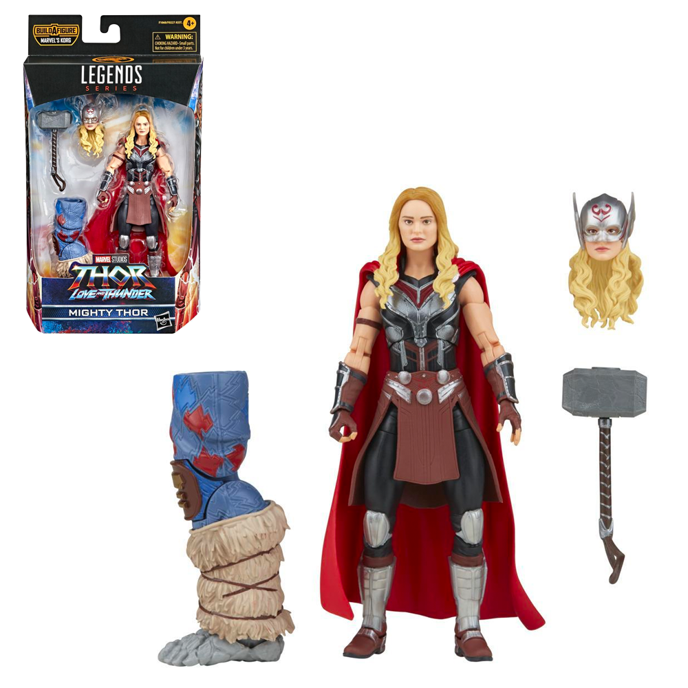 Marvel Legends: Thor: Love and Thunder - Mighty Thor 6-Inch Action Figure (Korg Build-A-Figure) (ONLINE ORDER ONLY)