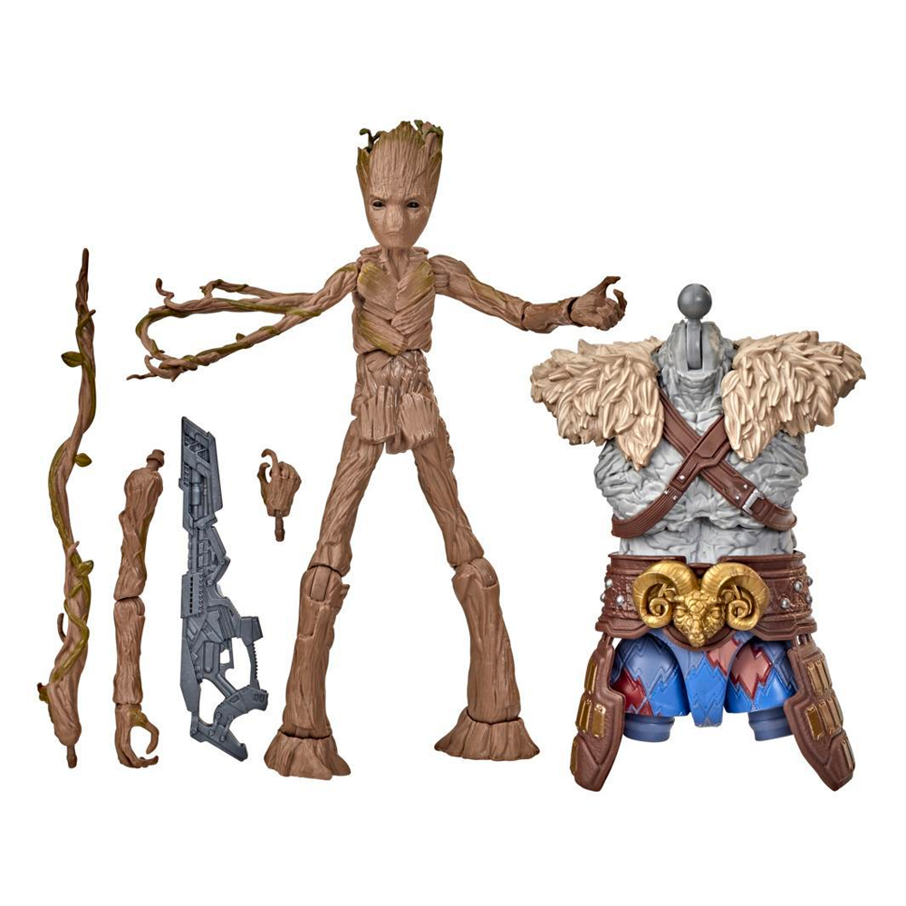 Marvel Legends: Thor: Love and Thunder - Groot 6-Inch Action Figure (Korg Build-A-Figure) (ONLINE ORDER ONLY)