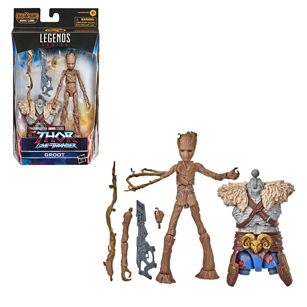 Marvel Legends: Thor: Love and Thunder - Groot 6-Inch Action Figure (Korg Build-A-Figure) (ONLINE ORDER ONLY)
