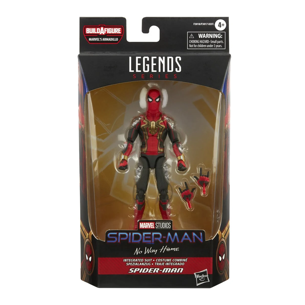 Marvel Legends: Spider-Man 3 - Integrated Suit Spider-Man 6-Inch Action Figure (Armadillo Build-A-Figure) (ONLINE ORDER ONLY)