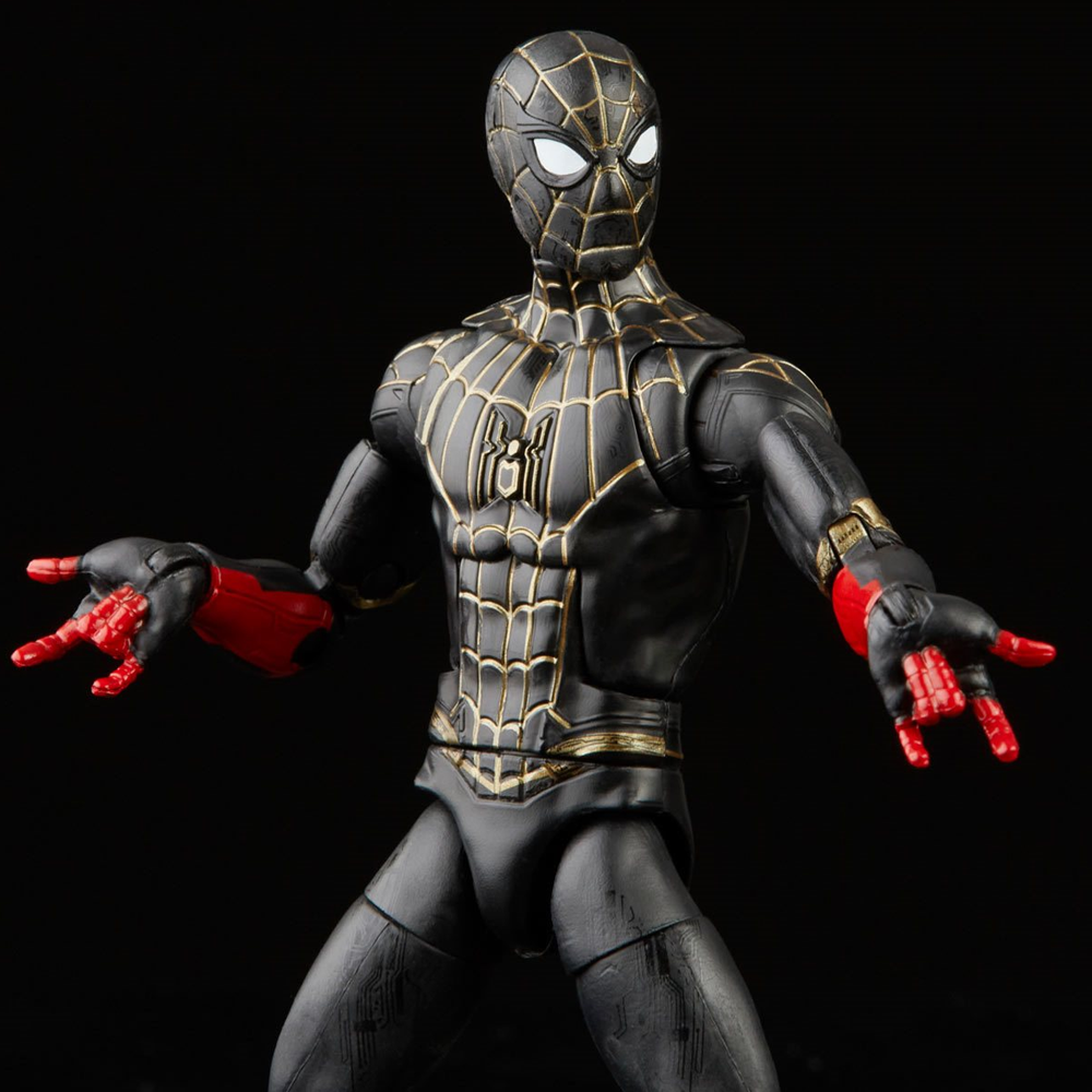Marvel Legends: Spider-Man 3 - Black and Gold Spider-Man 6-Inch Action Figure (Armadillo Build-A-Figure) (ONLINE ORDER ONLY)