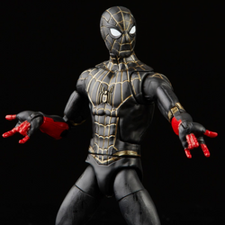 Marvel Legends: Spider-Man 3 - Black and Gold Spider-Man 6-Inch Action Figure (Armadillo Build-A-Figure) (ONLINE ORDER ONLY)