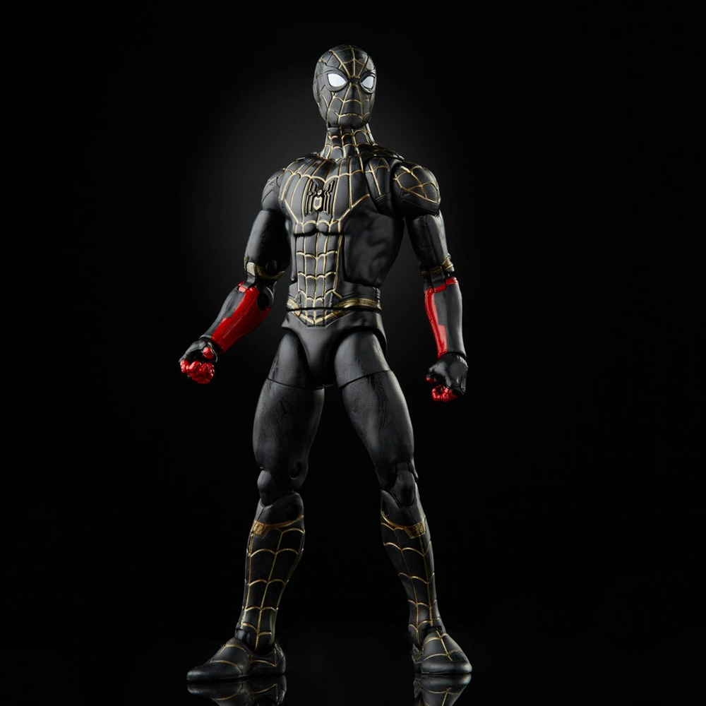 Marvel Legends: Spider-Man 3 - Black and Gold Spider-Man 6-Inch Action Figure (Armadillo Build-A-Figure) (ONLINE ORDER ONLY)