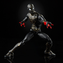 Marvel Legends: Spider-Man 3 - Black and Gold Spider-Man 6-Inch Action Figure (Armadillo Build-A-Figure) (ONLINE ORDER ONLY)