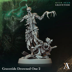 3D Printed Archvillain Games High Seas - Gravetide Gravetide Drowned One 28 32mm D&D (Online Only)