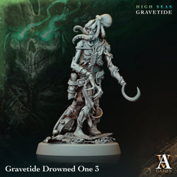 3D Printed Archvillain Games High Seas - Gravetide Gravetide Drowned One 28 32mm D&D (Online Only)