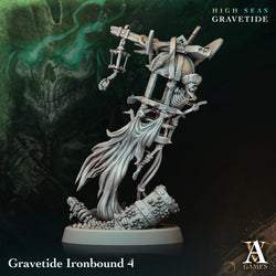 3D Printed Archvillain Games High Seas - Gravetide Gravetide Ironbound 28 32mm D&D (Online Only)