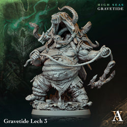 3D Printed Archvillain Games High Seas - Gravetide Gravetide Lech 28 32mm D&D (Online Only)