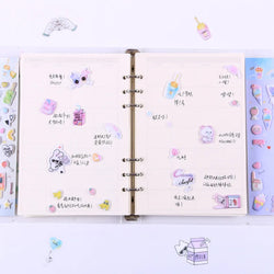 Kawaii Bullet Jelly Milk Series Children Stickers DIY Decorative Sticker Mobile Phone Stickers School Cute Stationery (ONLINE ORDER ONLY)