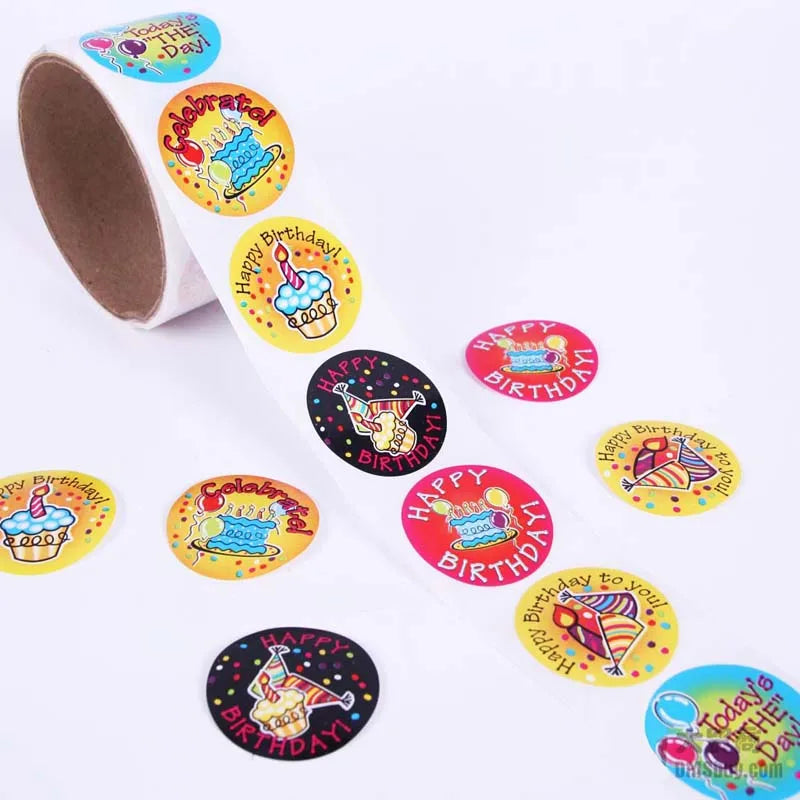 100pcs/1 roll reward stickers roll kids sticker scrapbooking star 3D cartoon characters funny Toys for Children (ONLINE ORDER ONLY)