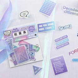 20Pcs/lot Japanese Harajuku Kawaii Decorative Stickers Scrapbooking Diy Diary Journal Stick Label Cute Stationery Kids Gift (ONLINE ORDER ONLY)