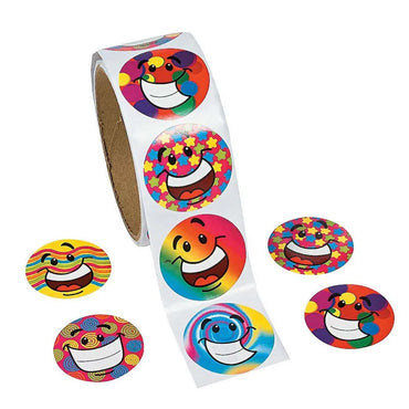 100pcs/1 roll reward stickers roll kids sticker scrapbooking star 3D cartoon characters funny Toys for Children (ONLINE ORDER ONLY)