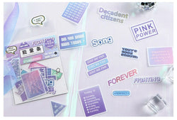 20Pcs/lot Japanese Harajuku Kawaii Decorative Stickers Scrapbooking Diy Diary Journal Stick Label Cute Stationery Kids Gift (ONLINE ORDER ONLY)