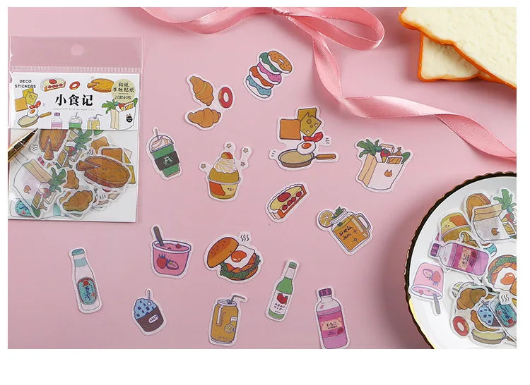20Pcs/lot Japanese Harajuku Kawaii Decorative Stickers Scrapbooking Diy Diary Journal Stick Label Cute Stationery Kids Gift (ONLINE ORDER ONLY)