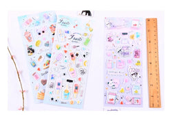 Kawaii Bullet Jelly Milk Series Children Stickers DIY Decorative Sticker Mobile Phone Stickers School Cute Stationery (ONLINE ORDER ONLY)