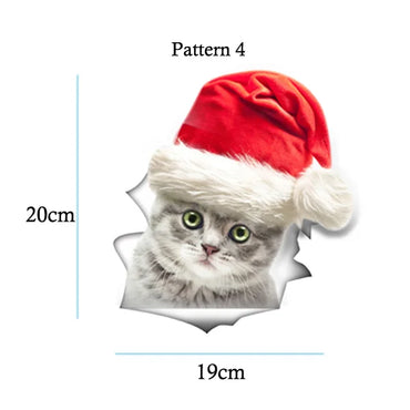 3D Cat & Dog Wall Sticker Vinyl Decals for Bathroom Decor (Online Order Only)