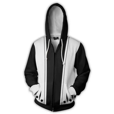 Bleach Anime Hoodie: Ichigo & Kenpachi Cosplay Sweatshirt