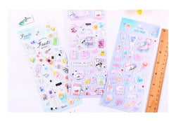 Kawaii Bullet Jelly Milk Series Children Stickers DIY Decorative Sticker Mobile Phone Stickers School Cute Stationery (ONLINE ORDER ONLY)
