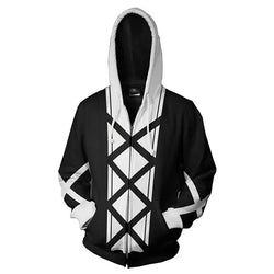 Bleach Anime Hoodie: Ichigo & Kenpachi Cosplay Sweatshirt