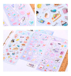 Kawaii Bullet Jelly Milk Series Children Stickers DIY Decorative Sticker Mobile Phone Stickers School Cute Stationery (ONLINE ORDER ONLY)