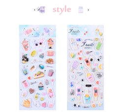 Kawaii Bullet Jelly Milk Series Children Stickers DIY Decorative Sticker Mobile Phone Stickers School Cute Stationery (ONLINE ORDER ONLY)