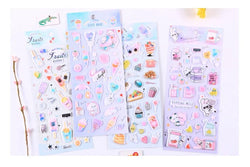 Kawaii Bullet Jelly Milk Series Children Stickers DIY Decorative Sticker Mobile Phone Stickers School Cute Stationery (ONLINE ORDER ONLY)