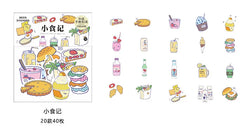 20Pcs/lot Japanese Harajuku Kawaii Decorative Stickers Scrapbooking Diy Diary Journal Stick Label Cute Stationery Kids Gift (ONLINE ORDER ONLY)