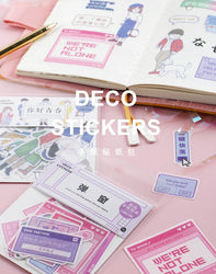 20Pcs/lot Japanese Harajuku Kawaii Decorative Stickers Scrapbooking Diy Diary Journal Stick Label Cute Stationery Kids Gift (ONLINE ORDER ONLY)