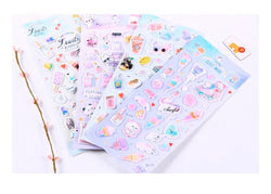 Kawaii Bullet Jelly Milk Series Children Stickers DIY Decorative Sticker Mobile Phone Stickers School Cute Stationery (ONLINE ORDER ONLY)
